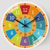8-inch 20cm wall clock living room home children's early education clock bedroom wall hanging cute silent clock