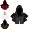 Mantello Medievale con Cappuccio per Costume di Halloween