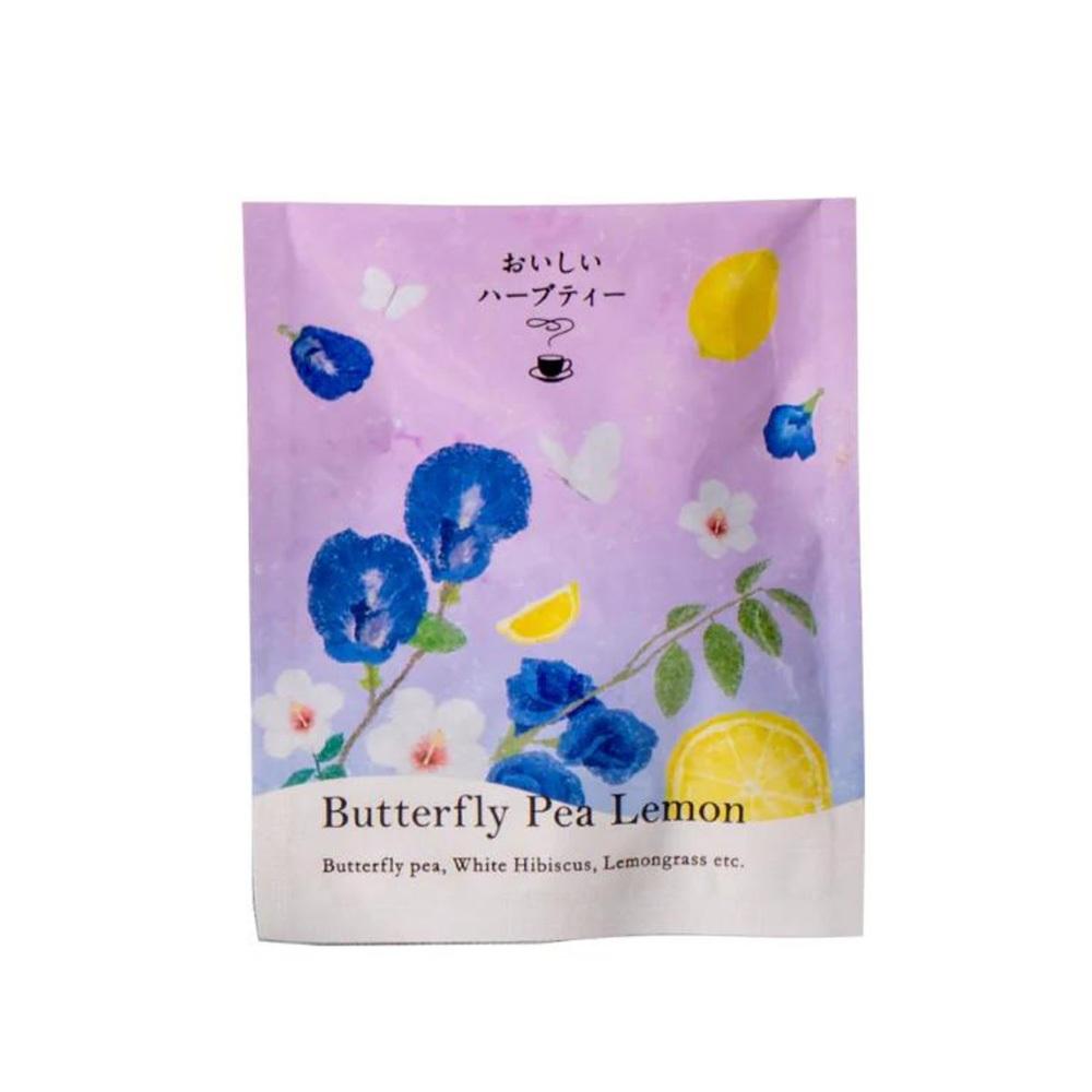 Tree of Life Oishii Herb Tea - Butterfly Pea Lemon - Tea bag  (10 packets)