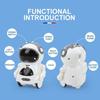 Interactive Voice Activated Intelligent Robot Educational Toy For Kids In Blue Pink White Color Lightweight Durability