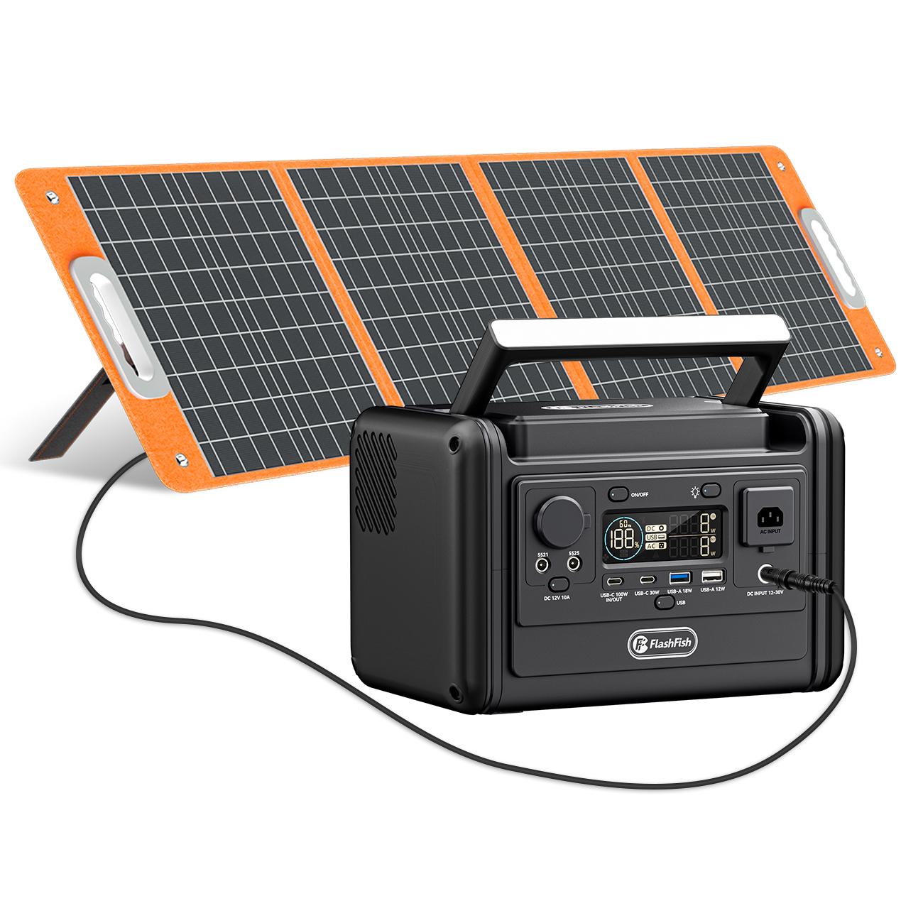 Tragbare Powerstation Flashfish T300Pro 230Wh Kapazität 9 Steckdosen 3 Lademöglichkeiten Rundum-Sicherheitsschutz