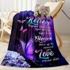 1pc Butterfly Signs blanket Soft and Warm for Sofa Office Camping Travel Livingroom Great Gift for Friends and Family Comfortable