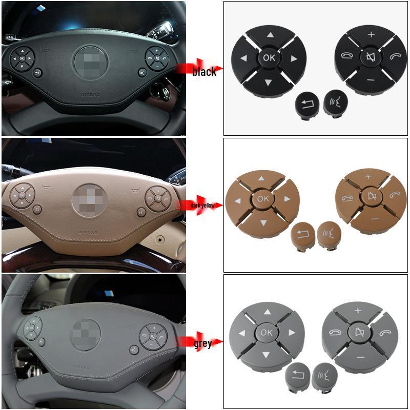 Compatibil Mercedes-Benz Clasa S W221 Volan Buton Comutator Multifuncțional Accesorii