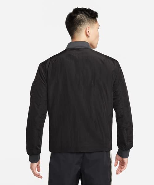Nike Giacca Bomber Foderata Stile Sportivo Giacca Essenziale NSW STE LND BOMBR JKT L DM6699 010 [NIKE] Uomo (Taglia L)