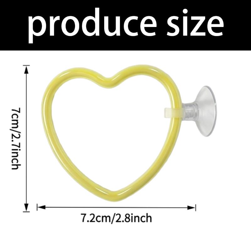 Suction Cup Mounted Hoop Set for Betta Fish, 6 Piece Swim Through Accessory for Small Water Habitat Display and Daily Activity Detail