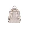 Michael Kors Jaycee Classic Monogram Batoh na zip PVC Mini Dámský batoh Světle krémový 35T2G8TB1B-LT-CRM-MULTI
