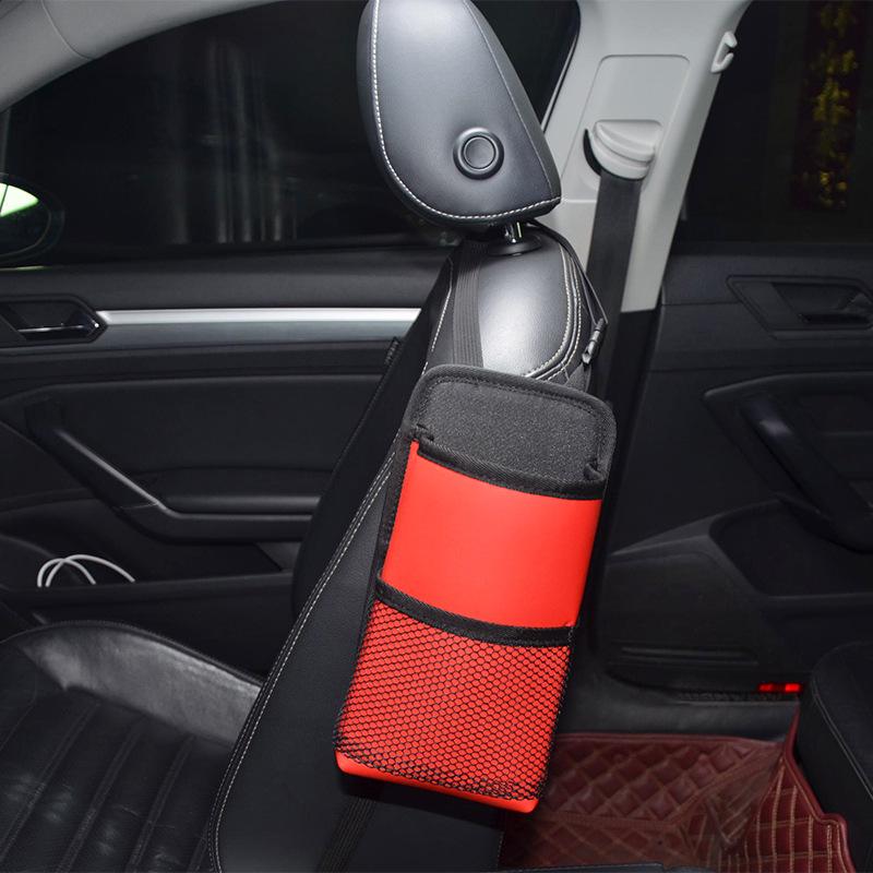 

Portable Multi-Functional Car Seat Storage Bag with 2-in-1 Cup Holder One Size красный