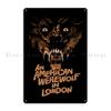 An American Werewolf In London John Landis Horror Classic Metal Plaque Personalized Club Wall Decor Designing Tin Sign Poster