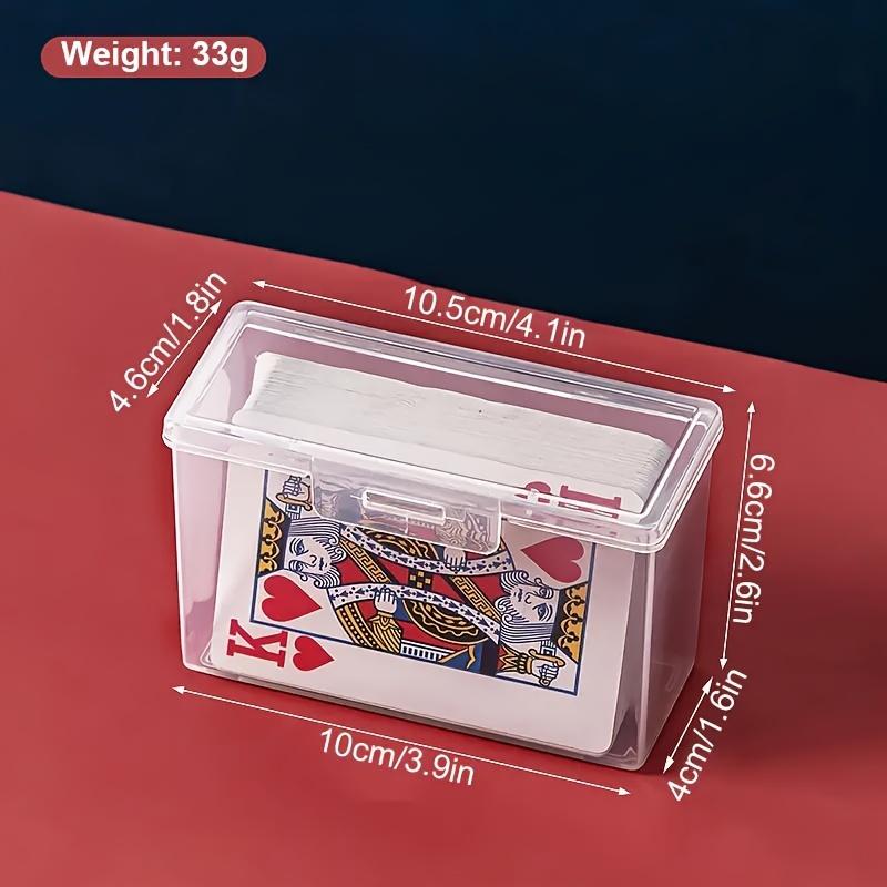 1PC Plastic Box, Rectangular Business Card, Credit Card Storage Box, Transparent Storage Box