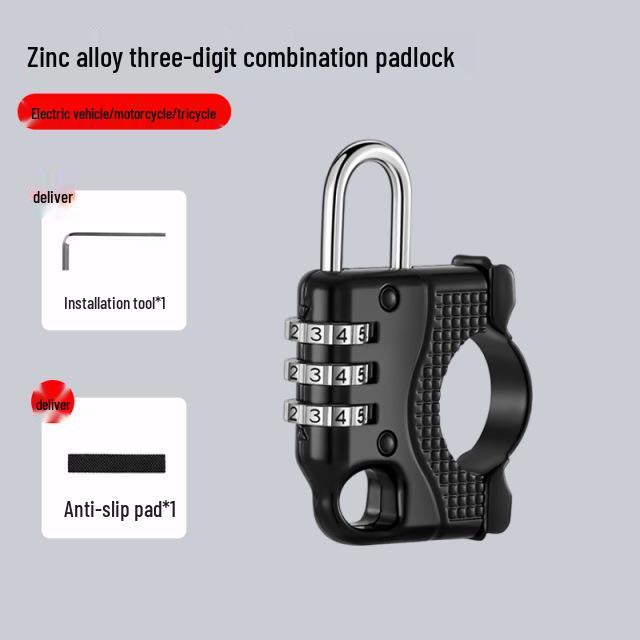 Anti-Theft Electric/Motorcycle Helmet Lock & Safety Hook