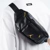 Jordan Geantă crossbody din piele compozită de poliester, geantă sling, borsetă unisex neagră Jordan HA5507-013