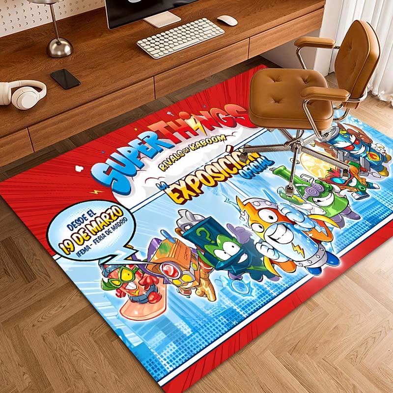 CustomizableCute cartoon super zings printed non-slip mat yoga mat door photography props kitchen mat area birthday gift