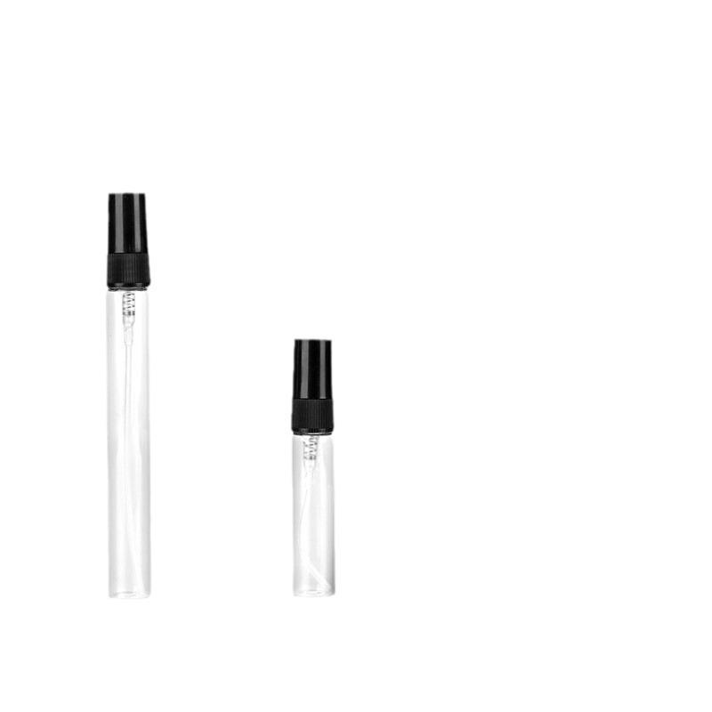 Portable Glass Perfume Spray Bottle Set: 2ml, 3ml, 5ml, 10ml Sizes, Refillable & Travel-Friendly