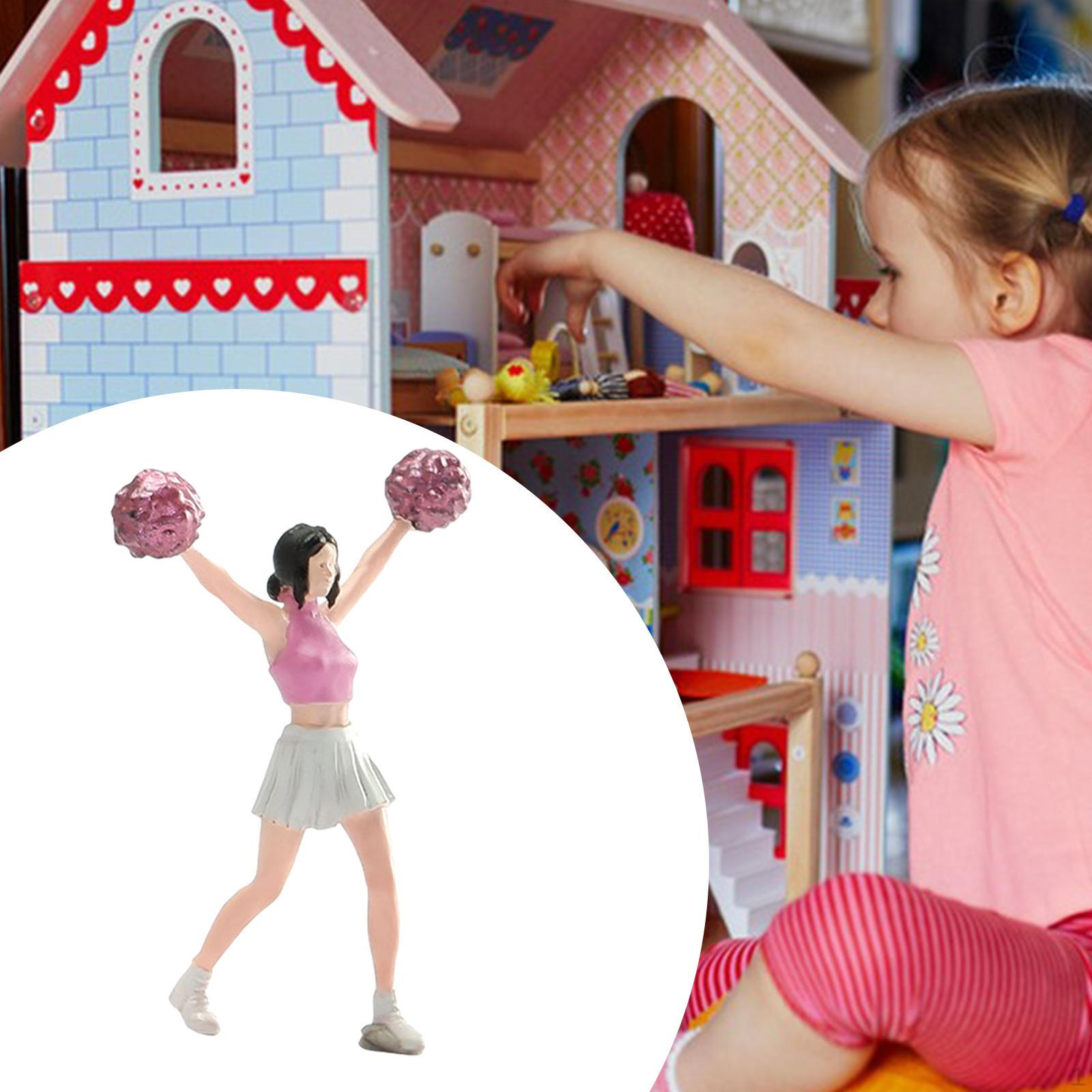 

1/64 модель болельщика, миниатюрная фигурка танцующей девушки и женщины для Micro