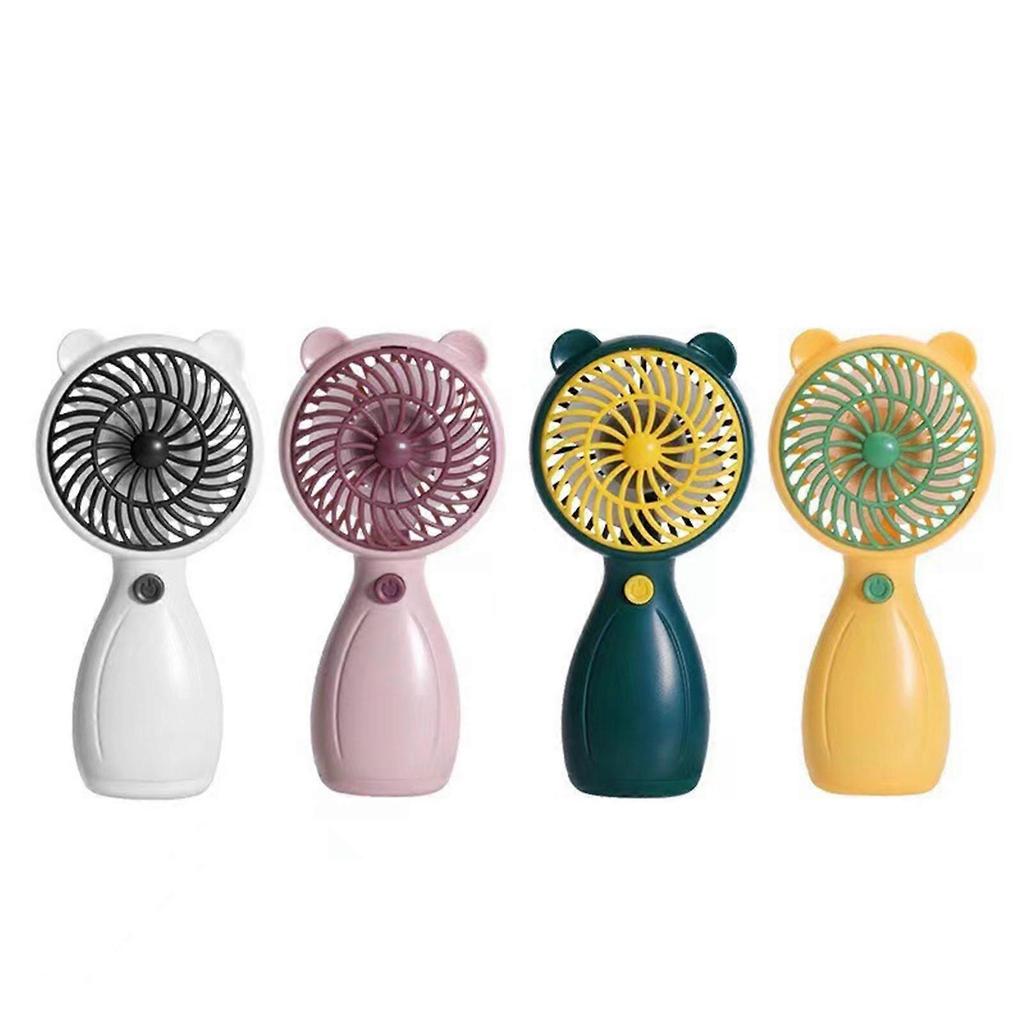 Portable Handheld Fan Desk Cartoon Small Hand Fan for Camping Outdoor Indoor