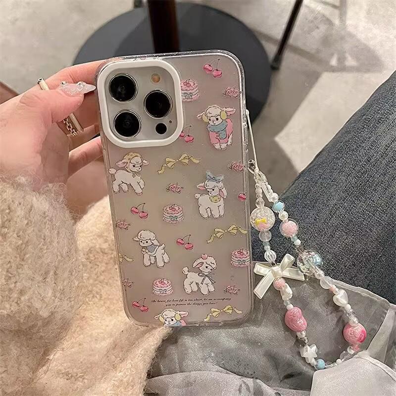 Korea Y2K Telefoni kaelapael Kawaii Süda Täht Liblikas Stiilis Telefoni ripats Karu Magus Lahe Tüdruk Telefoni kett