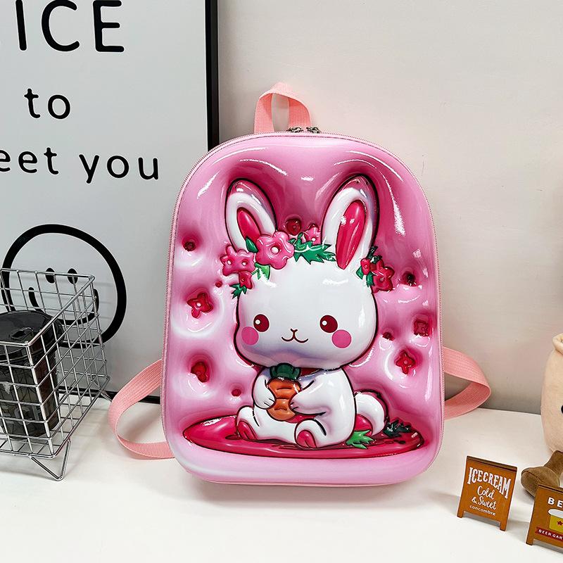 3D Cute Cartoon Children's Fashion School Bags For Boys And Girls Primary School Large Capacity Backpacks Waterproof Backpacks
