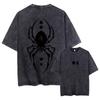 Japanese Anime Hunter X Hunter Printed Washed T-shirt 100% Polyester Fashion Comfortable Breathable Simple Harajuku Style In Summer
