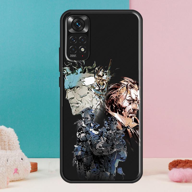 Metal Gear Solid Case For Xiaomi Redmi Note 12 11 10 9 8 Pro 9S 10S 11S 12S Redmi 12C 9A 9C 10A 10C Coque