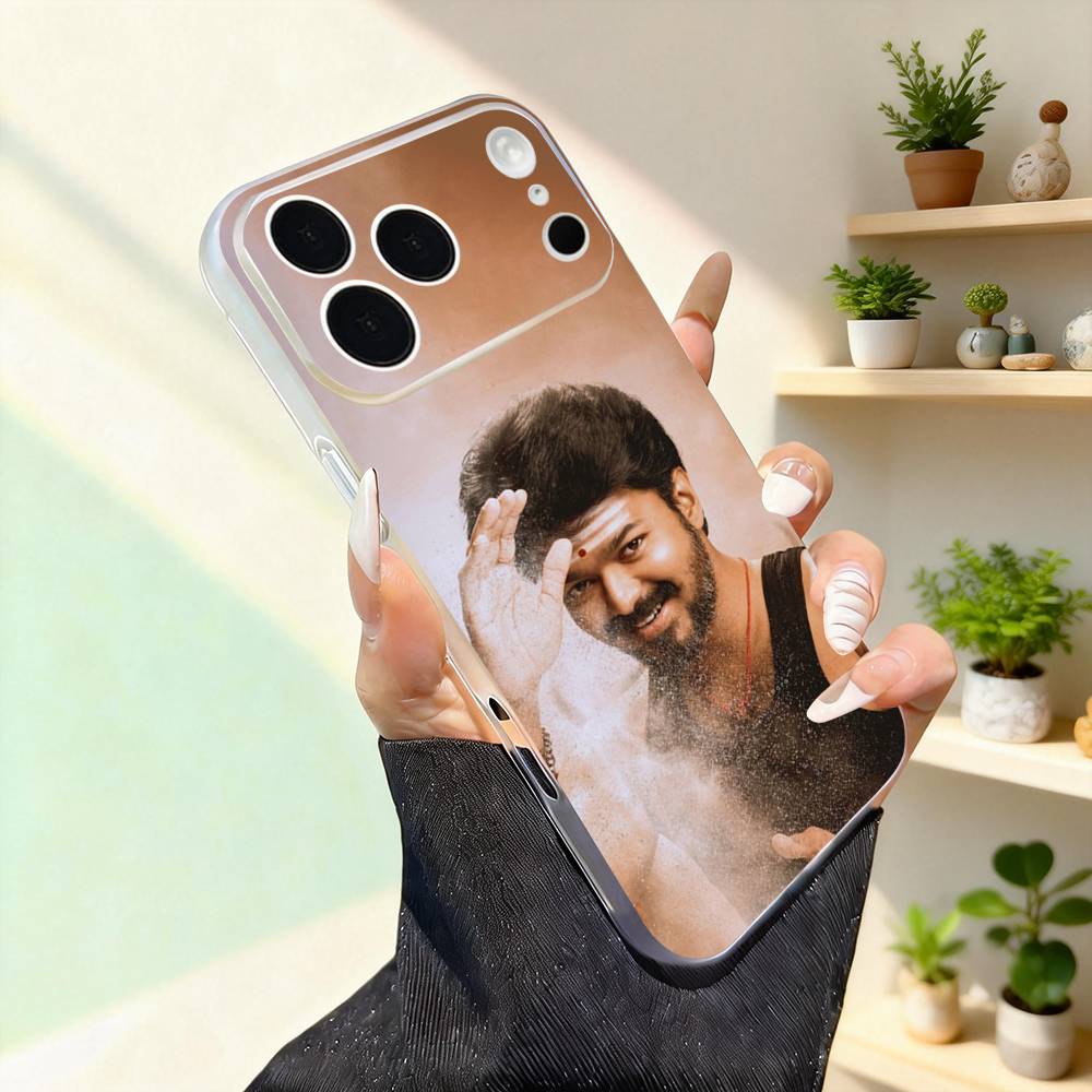 

Actor T-Thalapathy V-Vijay Phone Case For iPhone 17,16,15,14,13,12,11,Pro,Max,Plus,Mini,SE4,E Magnetic For Magsafe Wireless iPhone13