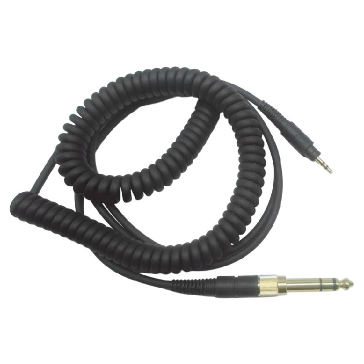 

Premium Headphone Cable Clear Stereo for K361 Ergonomic Grip Headphone with 6.35mm Adapter 1