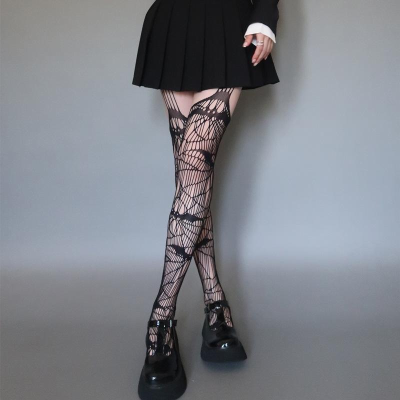 

New Halloween Women Harajuku Cosplay Stockings Tights Women Sexy Temptation Tights Stockings Punk Fishnet Pantyhose One Size