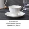 European Ceramic Coffee Cup & Saucer Set: Latte Art & Afternoon Tea
