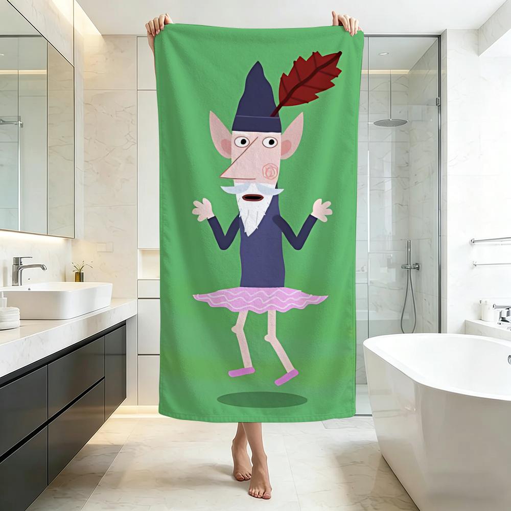 Serviette Mignonne Ben et Holly : Petit Royaume Qualité Hôtel Cinq Étoiles Écologique Ultra Douce Épaisse Serviettes de Bain