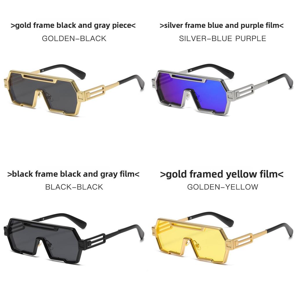 Cyberpunk Square Sunglasses With Pc Lenses Uv400 For Outdoor Sports And Fashion