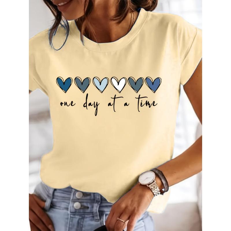 Summer New Women's Plus Size T-shirt Casual Loose Short Sleeved Printed with Mickey Duck Donald Duck and Disney