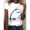 2026 NEW HOT Print Short Sleeve Printed T Shirt for Women Casual