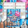 104 Pages Weight Loss Plan Book 12 Weeks Diet Meal Notepad High Quality Fitness Journal  Health