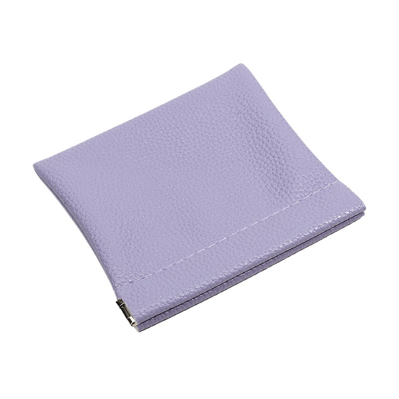 Self-closing PU Leather Coin Purse Passport Driver's License Document Holder Data Cable Cosmetic Bag Lipstick Storage