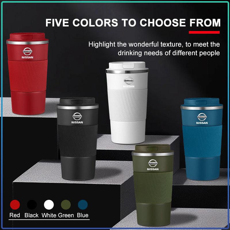 Tasse Thermos à Café en Acier Inoxydable 304 pour Voiture Anti-Fuite Antidérapante Pour Nissan juke leaf micra k12 note patrol qashqai j11 j10 tiida versa xtrail