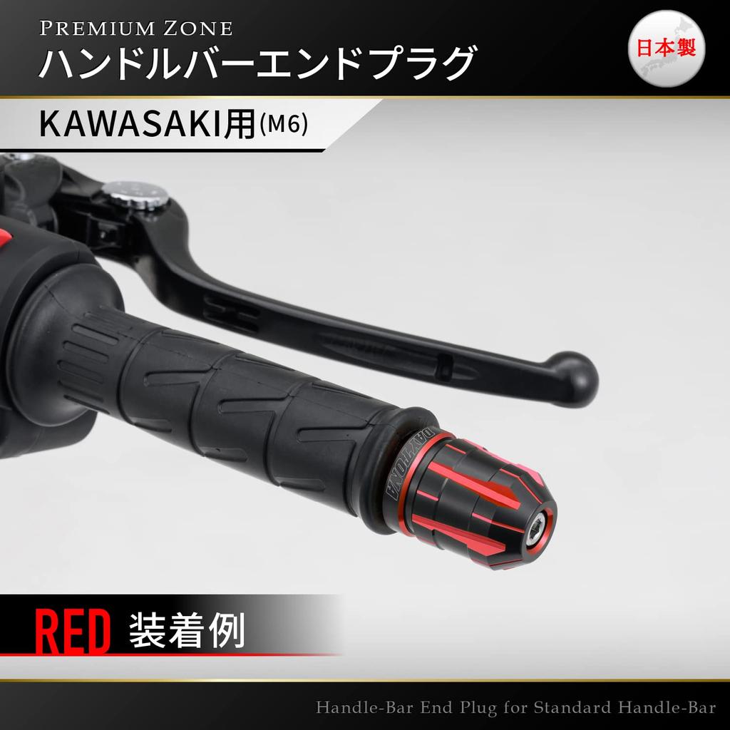 Daytona PREMIUM ZONE Motorrad-Lenkerende für Kawasaki TECHNO Lime Green 99723 (M6)