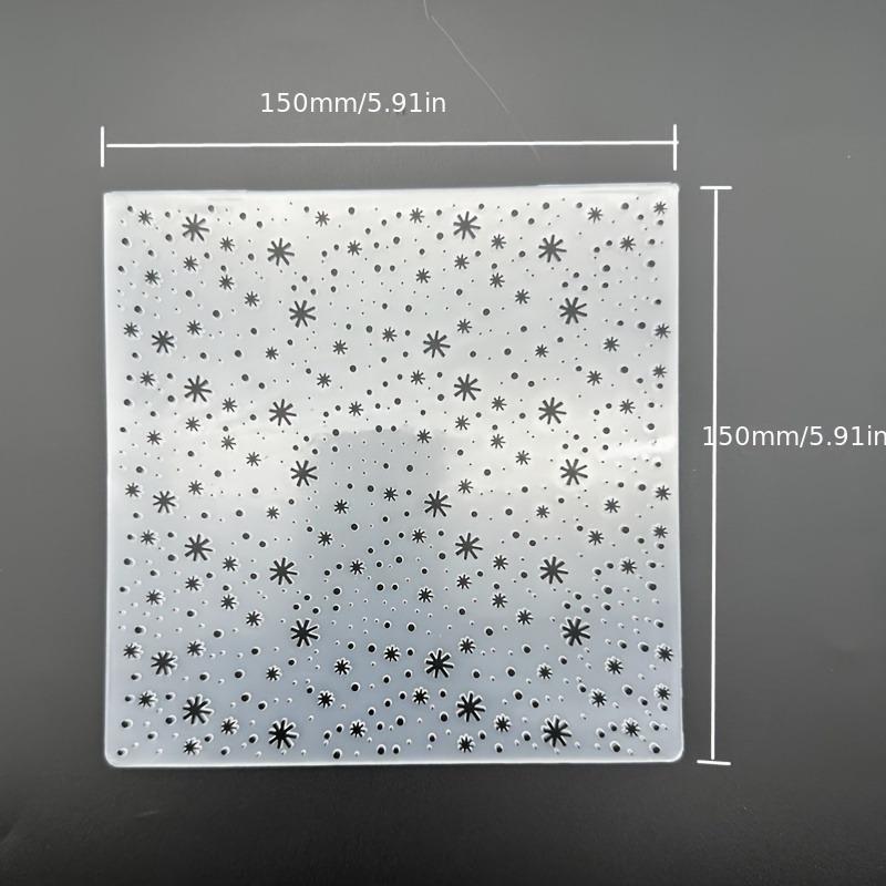 1pc Christmas Snowflake Embossing Die Cut Template - Plastic Craft Mold for DIY Cards, Scrapbooks & Gift Tags - Easy-to-Use