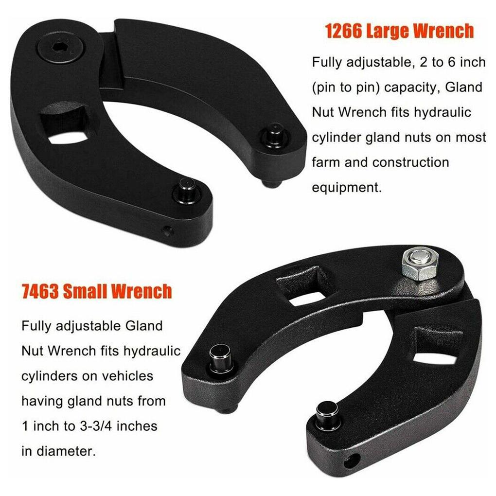 Adjustable Gland Nut Wrench Rustproof Spanner Tool Set Portable Small Universal Car Accessory Easy Installment