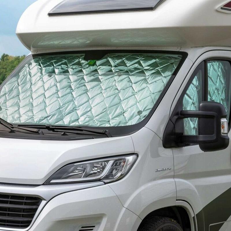 Car Sun Visors For Fiat Ducato 2006-2022 Internal Thermal Blinds 7 Layers Cover Windscreen Auto Sunshades Interior Accessories