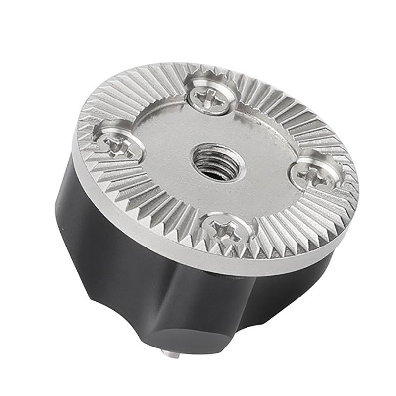 

Металлический стандартный крепёж ARRI-розетка Адаптер с резьбой 1/4 с центральной внутренней резьбой M6 и фиксирующими штифтами для клетки DSLR-камеры