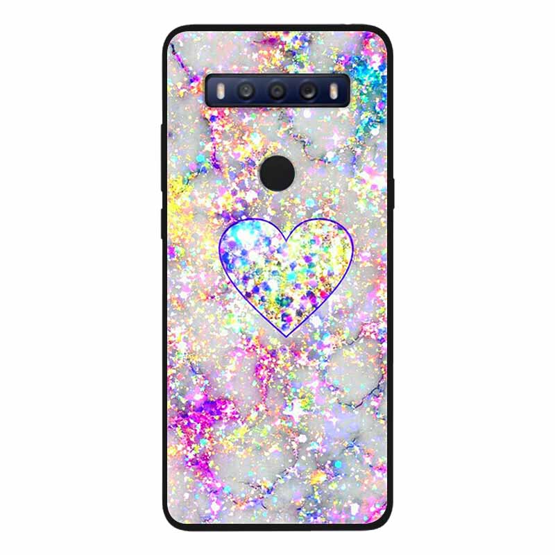 Para TCL 10 SE Funda Suave de Silicona Fresca y Moderna Para TCL 10SE T766U T766H Tapa Trasera TCL10SE TPU Protectora para Teléfono Fundas
