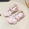 Zapatos de Encaje de Moda Palacio de Cuero Zapatos Lolita 2025 Lindo Lolita Dulce Lazo Gruesos Zapatos Personalizados Fiesta de Té de Chicas Japonesas