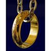 Gold-plated One Ring Replica from The Lord of the Rings by the Brand Noble Collection