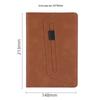 A5 Color-Changing PU Leather Notebook with Pen Holder - Customizable Business Office Diary