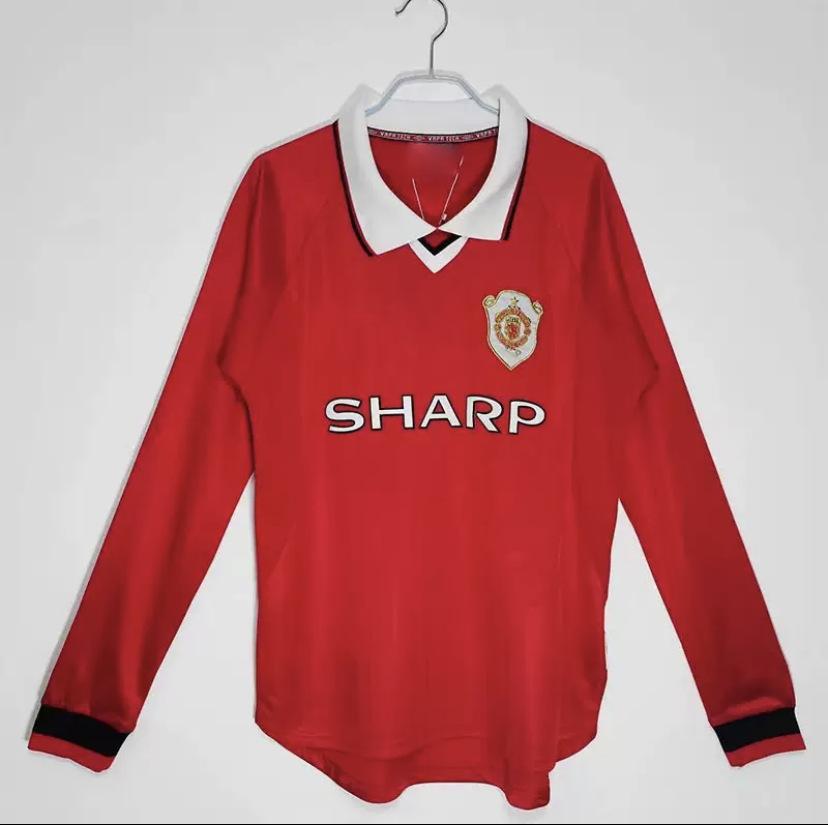 Retro Football Jersey Old Collection Club Manchester United, Real Madrid AC Short-sleeved Long-sleeved Football Uniform Can Be Printed
