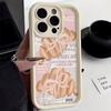 Custodia per Telefono con Fantasia Giornale Croissant per Xiaomi Redmi Note 14 Pro Plus 5G 14 13 12 11 10 Redmi 14C 13C 12C Cover Bumper Color Caramella