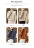 Women's 100% Pure Wool Half-High Collar Sweater - Soft, Comfortable, Versatile Base Layer for Autumn and Winter