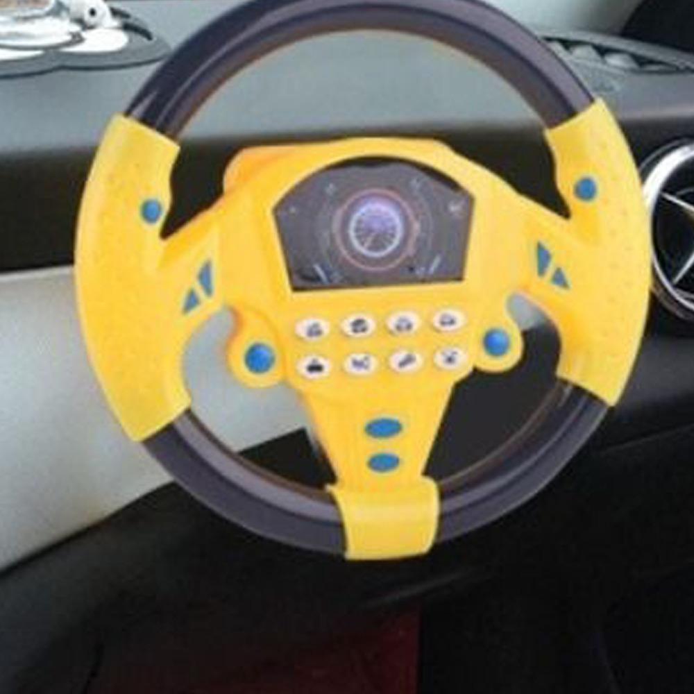 360 ° Rotation Simulation Steering Wheel Toys Montessori Simulate Driving Car Toy  Outdoor Toys