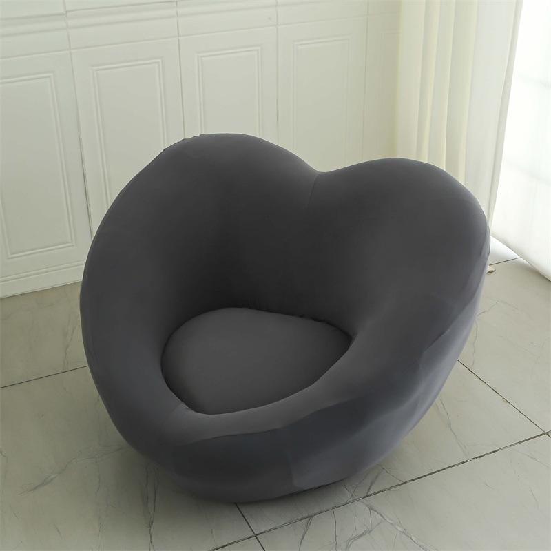 

Love Heart Shaped Sofa Cover Elastic Office Chair Cover Computer Chair Cover Psychological Counseling Rooms Bedroom Chair Cover