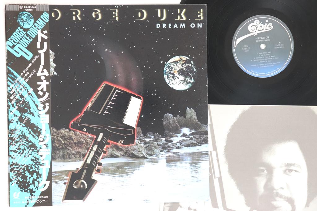 LP Record GEORGE DUKE - Dream On 253P341 EPIC 1982 Japan Obi Jazz Used