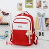 Oxford Cloth Student Backpack With Large Capacity And Arched Shoulder Straps For School Use